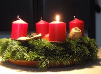 Adventskranz, 1. Advent