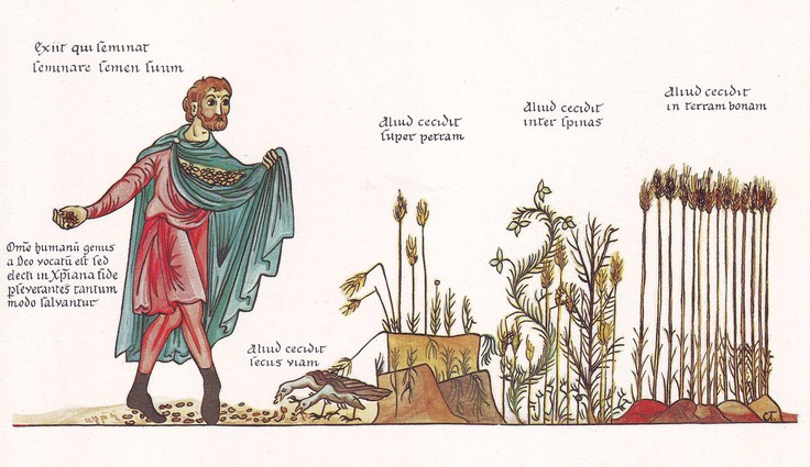 Hortus Deliciarum, Das Gleichnis vom Smann