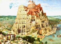 Turmbau zu Babel 1024px-Pieter Bruegel the Elder - The Tower of Babel (Vienna) - Google Art Project - edited 2